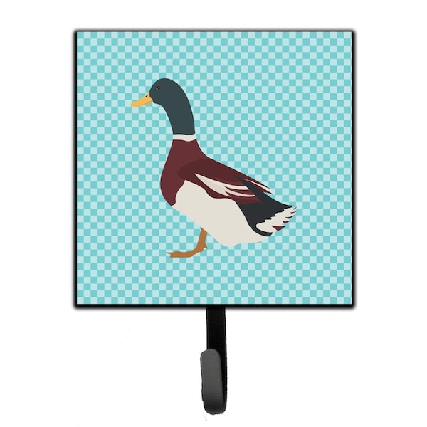 Carolines Treasures Rouen Duck Blue Check Leash or Key Holder BB8030SH4 - main